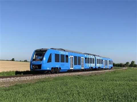 A Cummins fuel cell-powered train