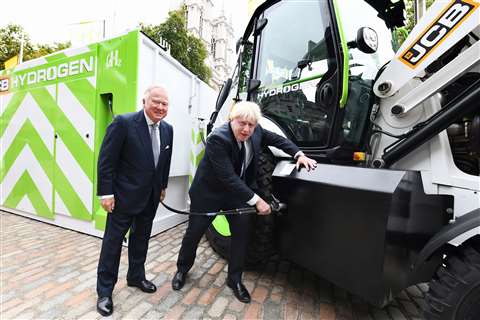 Boris Johnson and Lord Bamford