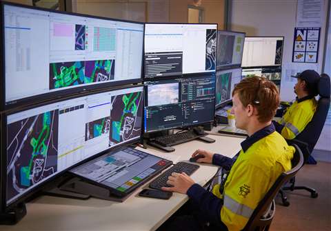 Autonomous Haulage System Control Room
