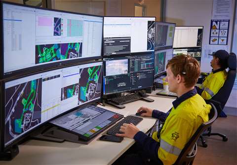 Autonomous Haulage System Control Room