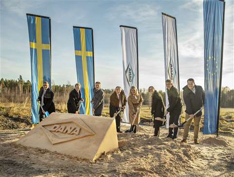 Dana TM4 groundbreaking in Sweden.