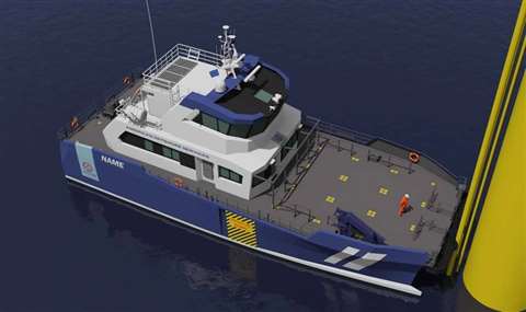 AOS wind farm crew transfer vessel