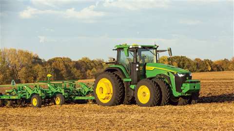 John Deere 8R autonomous tractor