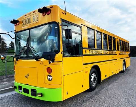 Battery electric BEAST school bus from GreenPower