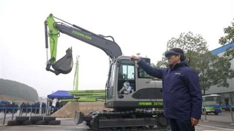 Zoomlion robot excavator