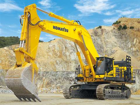 Komatsu excavator