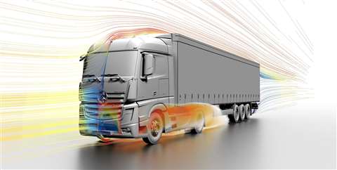 Aerodynamic vehicle simulation