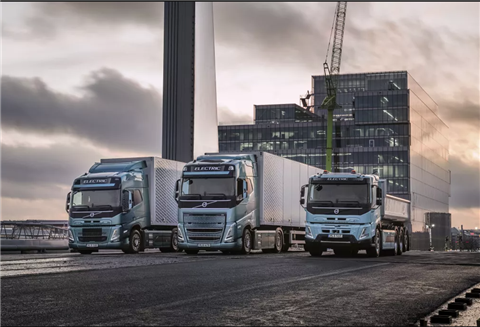 Volvo electric trucks