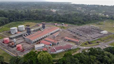 Kribi power plant in the Republic of Cameroon
