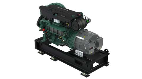 Volvo Penta variable-speed marine generator set