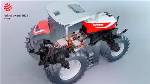 Steyr Hybrid Drivetrain Konzept 