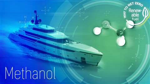 Methanol yacht