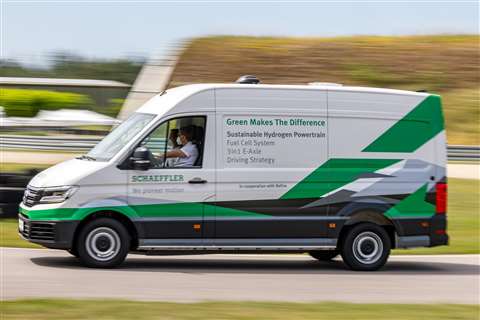 Schaeffler fuel cell-powered demonstration van