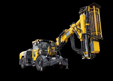 Epiroc Simba production drilling rig