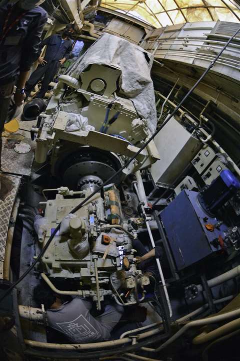 marine engine and gear