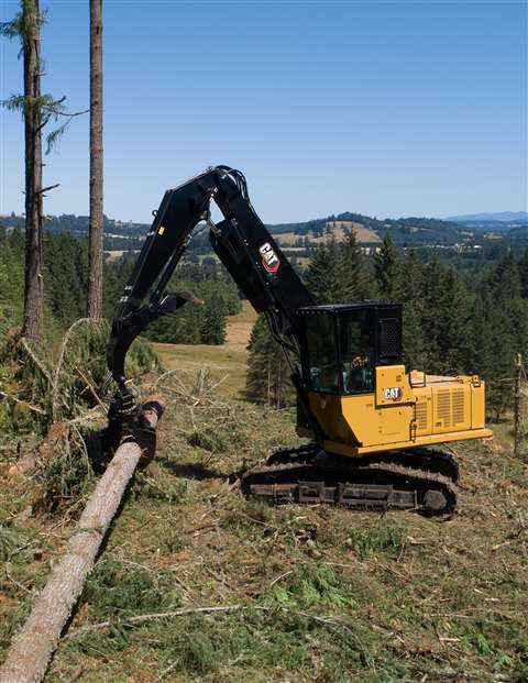 Caterpillar 558 forest machine