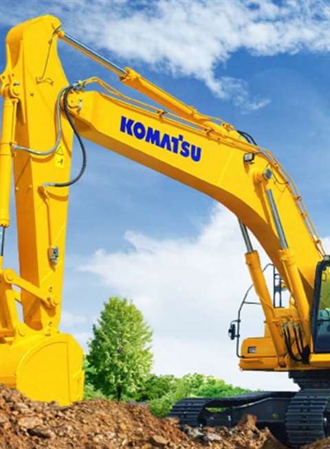 Komatsu excavator