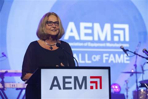 Mary Andringa at AEM Hall of Fame