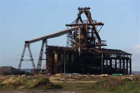Redcar steelworks furnace demolished