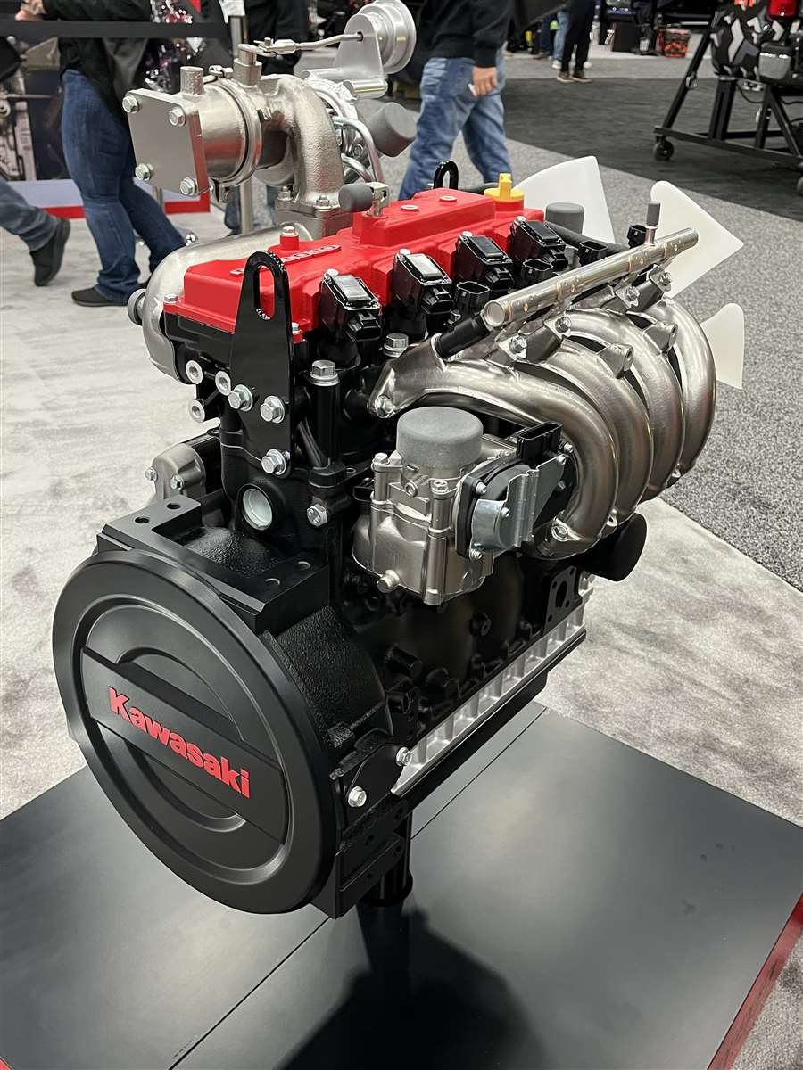 Kawasaki unveils E85-compatible engine at Equip Expo - Power Progress